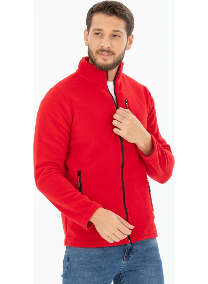 Four Man Men's Polar Fleece Three Pocket Softshell - Image 2